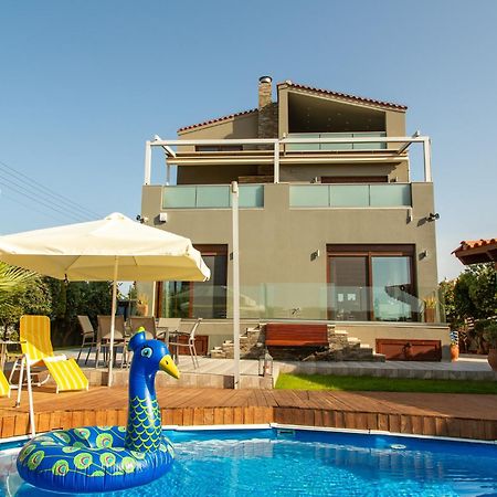 A Cozy Eco Villa By The Sea Γούβες Εξωτερικό φωτογραφία