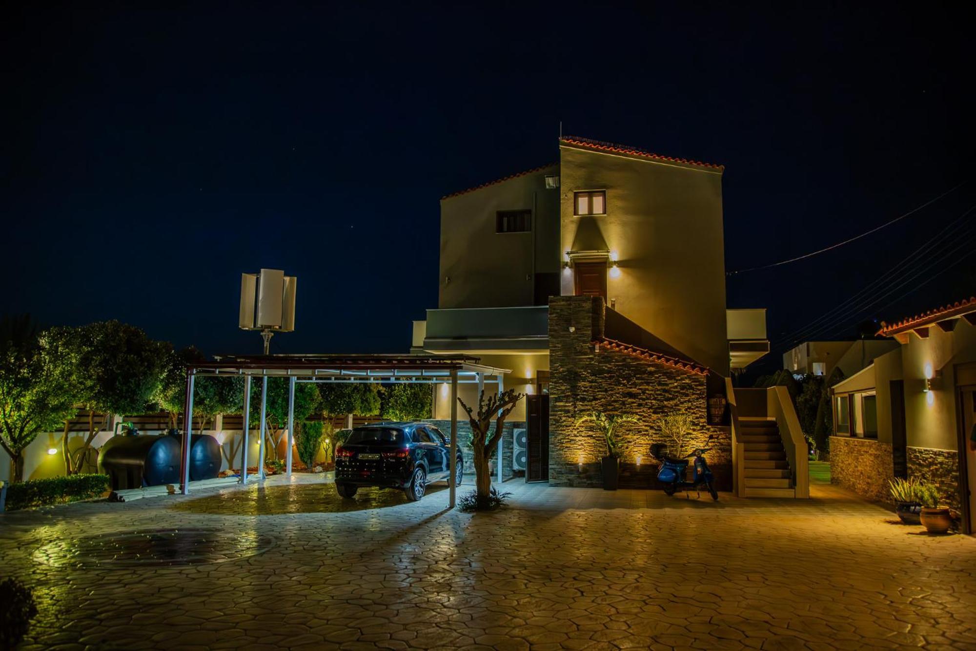 A Cozy Eco Villa By The Sea Γούβες Εξωτερικό φωτογραφία