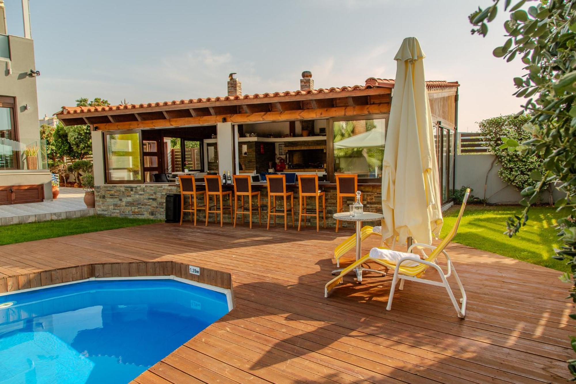 A Cozy Eco Villa By The Sea Γούβες Εξωτερικό φωτογραφία