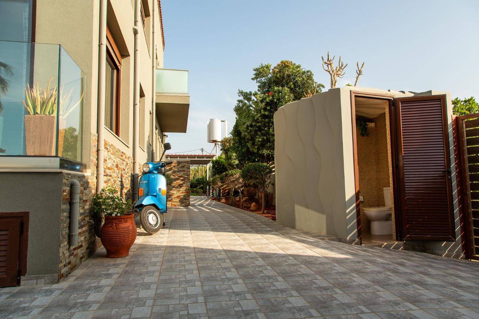 A Cozy Eco Villa By The Sea Γούβες Εξωτερικό φωτογραφία