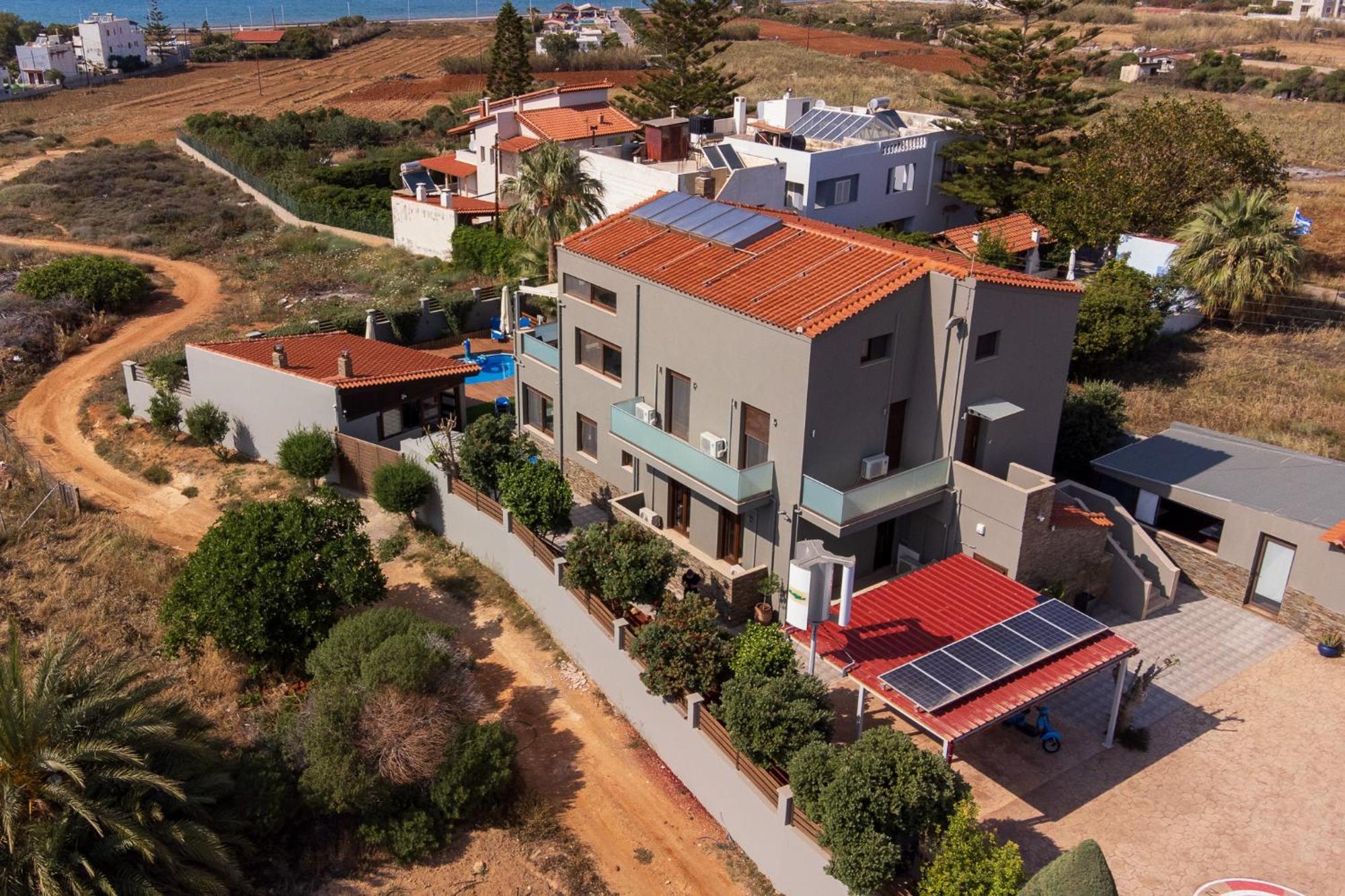 A Cozy Eco Villa By The Sea Γούβες Εξωτερικό φωτογραφία